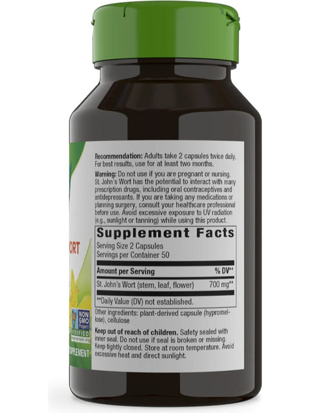 Nature's Way, St. John's Wort, 100 vegan capsules