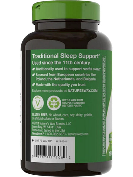 Nature's Way, Valerian Root, 180 vegan capsules