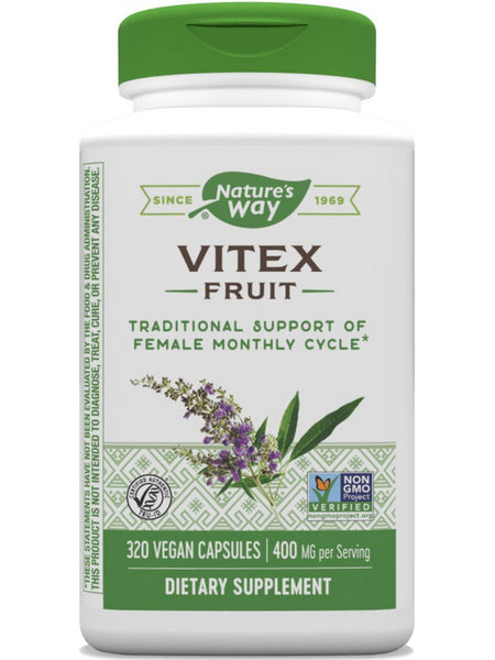 Nature's Way, Vitex, 320 vegan capsules