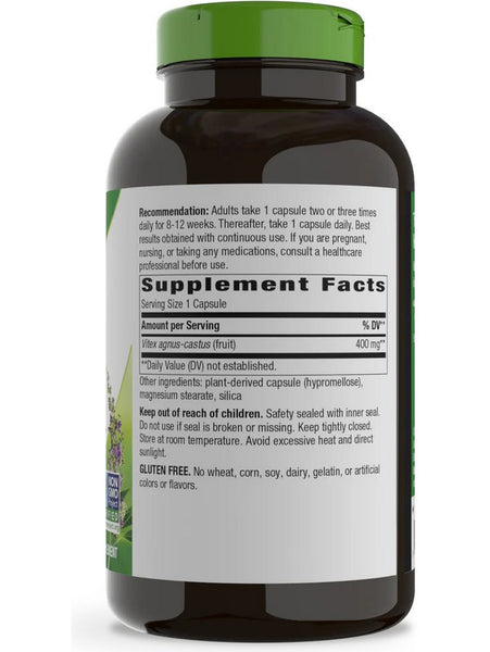 Nature's Way, Vitex, 320 vegan capsules