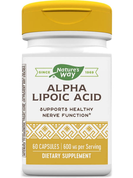 Nature's Way, Alpha Lipoic Acid, 60 capsules