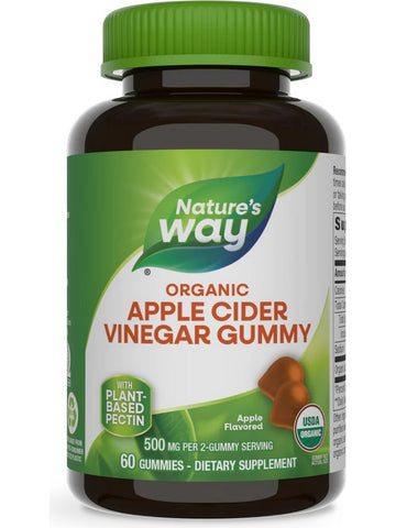 Nature's Way, Apple Cider Vinegar Gummies (500 mg), 60 gummies