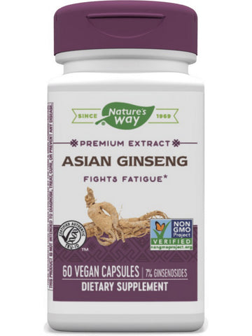 Nature's Way, Asian Ginseng, 60 vegan capsules
