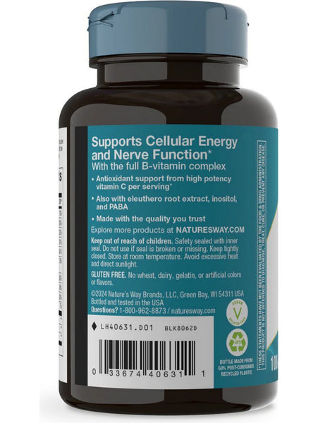 Nature's Way, B-Stress Formula, 100 vegan capsules