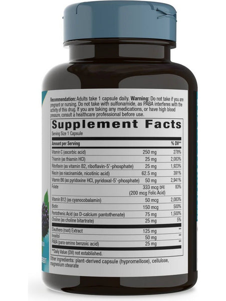 Nature's Way, B-Stress Formula, 100 vegan capsules