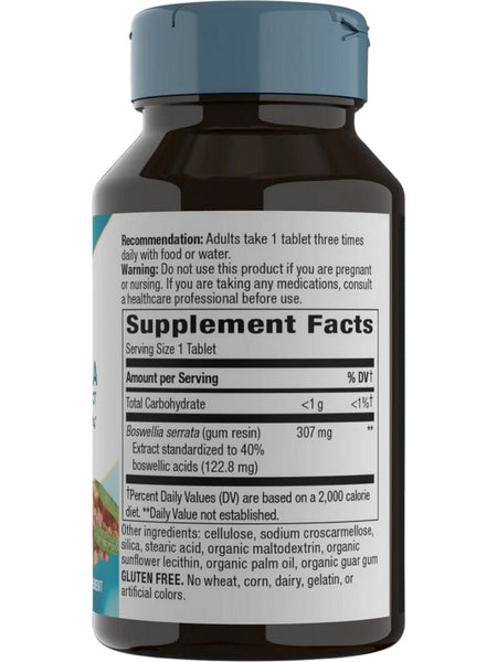 Nature's Way, Boswellia, 60 tablets