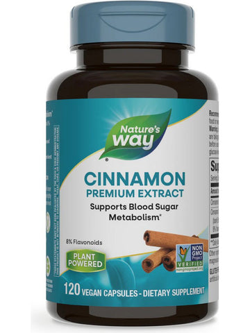 Nature's Way, Cinnamon, 120 vegan capsules