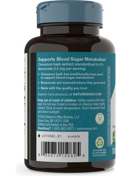Nature's Way, Cinnamon, 120 vegan capsules