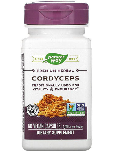 Nature's Way, Cordyceps, 60 vegan capsules