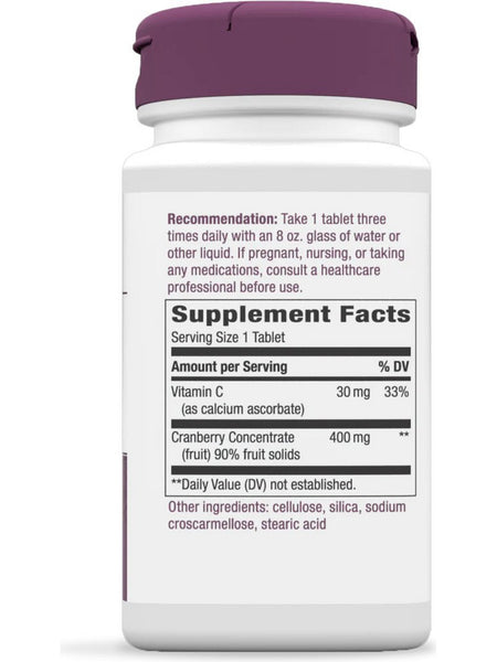 Nature's Way, Cranberry, 60 tablets
