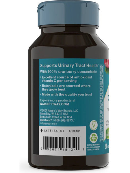 Nature's Way, Cranberry, 60 vegan capsules