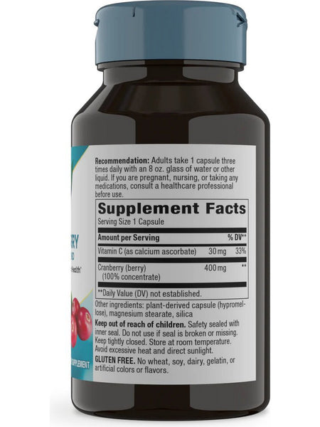 Nature's Way, Cranberry, 60 vegan capsules