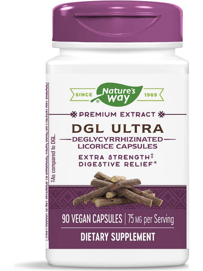 Nature's Way, DGL ULTRA, 90 vegan capsules