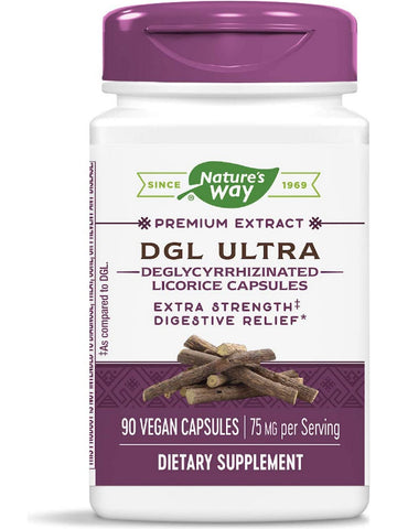 Nature's Way, DGL ULTRA, 90 vegan capsules