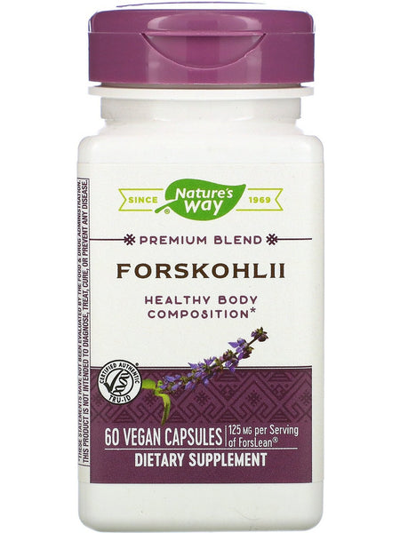 Nature's Way, Forskohlii, 60 vegan capsules
