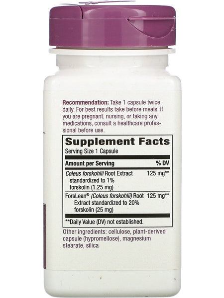 Nature's Way, Forskohlii, 60 vegan capsules