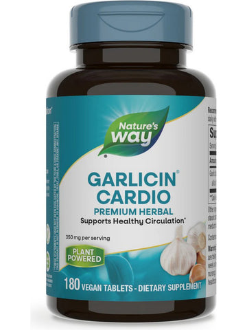 Nature's Way, Garlicin® Cardio, 180 vegan tablets
