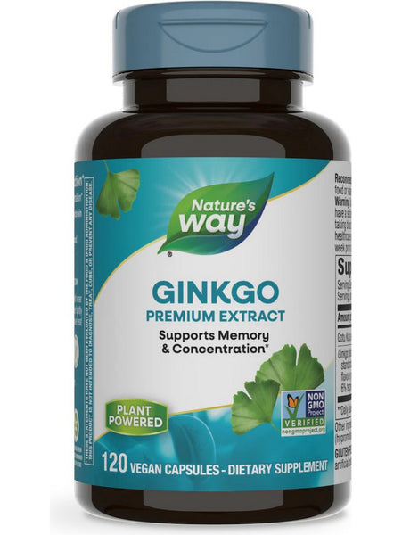 Nature's Way, Ginkgo, 120 vegan capsules