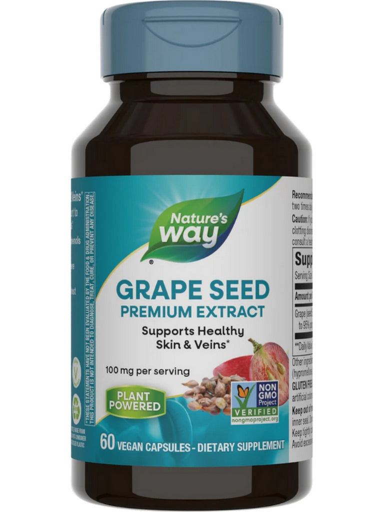 Nature's Way, Grape Seed, 60 vegan capsules