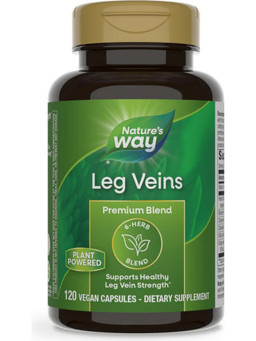 Nature's Way, Leg Veins, 120 vegan capsules