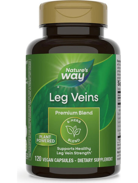Nature's Way, Leg Veins, 120 vegan capsules