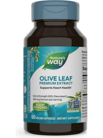 Nature's Way, Olive Leaf 20%, 60 vegan capsules