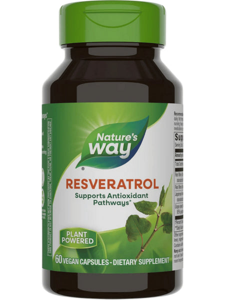 Nature's Way, Resveratrol, 60 vegan capsules