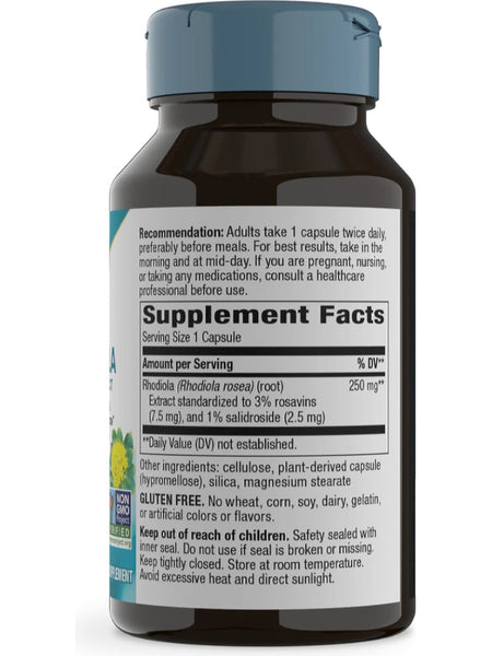 Nature's Way, Rhodiola Rosea, 60 vegan capsules