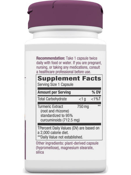 Nature's Way, Turmeric Max Potency, 60 Vegan Capsules