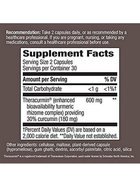 Nature's Way, Curica® Turmeric, 60 vegan caps