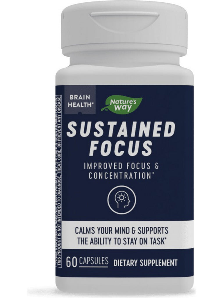 Nature's Way, Sustained Focus, 60 capsules