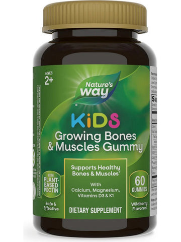 Nature's Way, Growing Bones & Muscles Gummies, 60 gummies