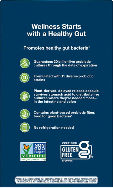 Nature's Way, Fortify® Daily Probiotic 30 Billion, 30 delayed-release veg capsules