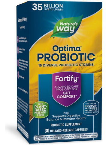 Nature's Way, Fortify® Optima® Daily Probiotic 35 Billion, 30 delayed-release capsules