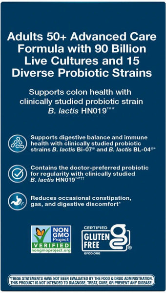 Nature's Way, Fortify® Optima® Age 50+ Probiotic 90 Billion, 30 delayed-release capsules