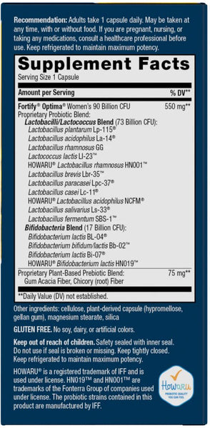 Nature's Way, Fortify® Optima® Women's Probiotic 90 Billion, 30 delayed-release capsules