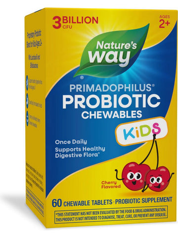 Nature's Way, Primadophilus® Kids (Cherry Flavored), 60 chewable tablets