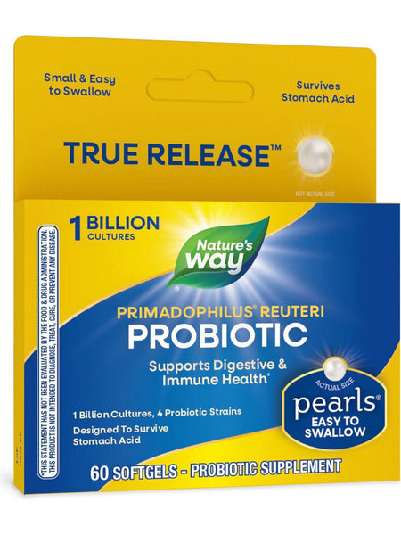 Nature's Way, Primadophilus® Reuteri Pearls, 60 softgels