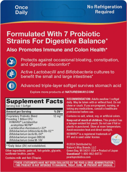 Nature's Way, Probiotic Pearls™ Complete, 90 softgels