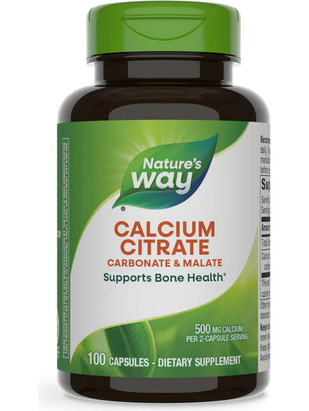 Nature's Way, Calcium Citrate, 100 capsules