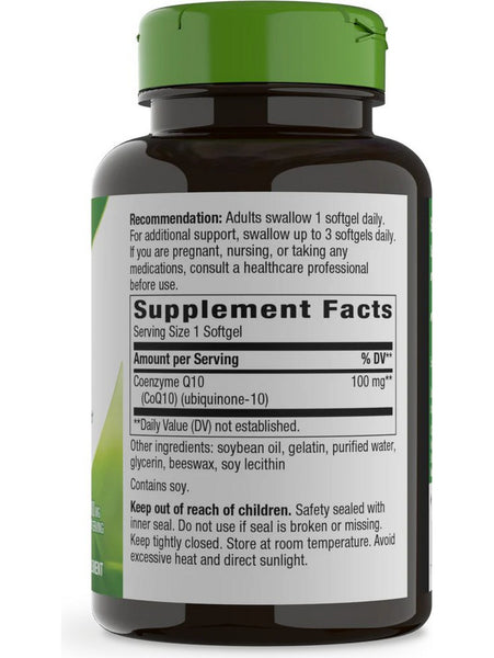 Nature's Way, CoQ10 100 mg, 120 softgels