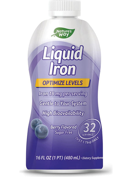 Nature's Way, Liquid Iron 18 mg, 16 fl oz