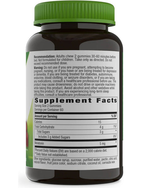 Nature's Way, Melatonin Gummies, Strawberry, 120 Gummies