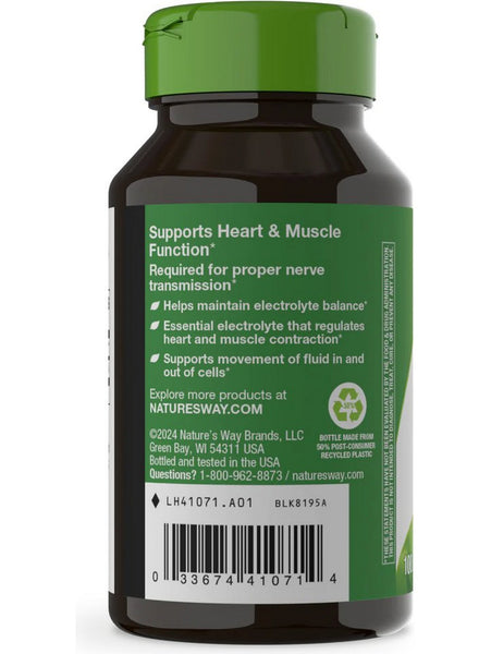 Nature's Way, Potassium, 100 capsules
