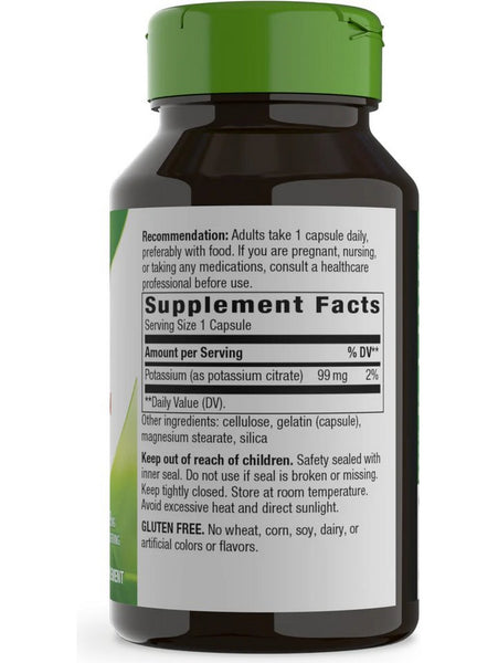 Nature's Way, Potassium, 100 capsules