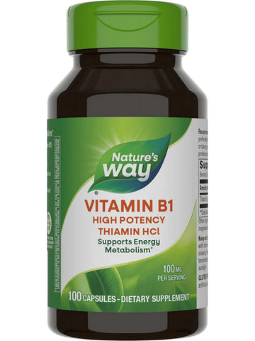 Nature's Way, Vitamin B-1, 100 capsules