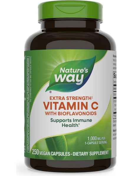 Nature's Way, Vitamin C 1,000 with Bioflavonoids, 250 veg capsules