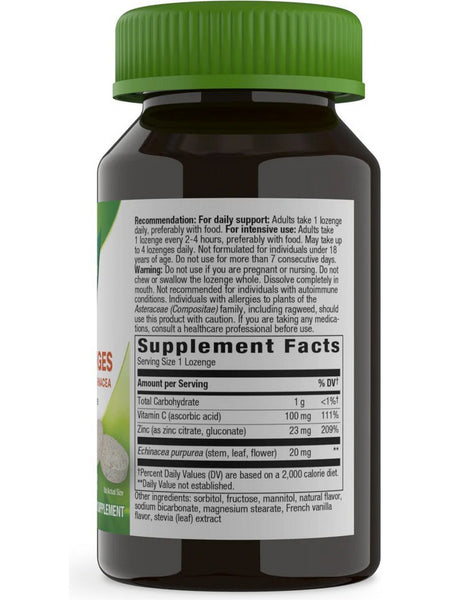 Nature's Way, Zinc Lozenges, Wild Berry, 60 Vegan Lozenges