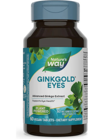 Nature's Way, Ginkgold® Eyes, 60 vegan tablets