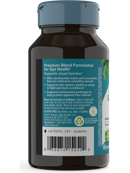 Nature's Way, Ginkgold® Eyes, 60 vegan tablets